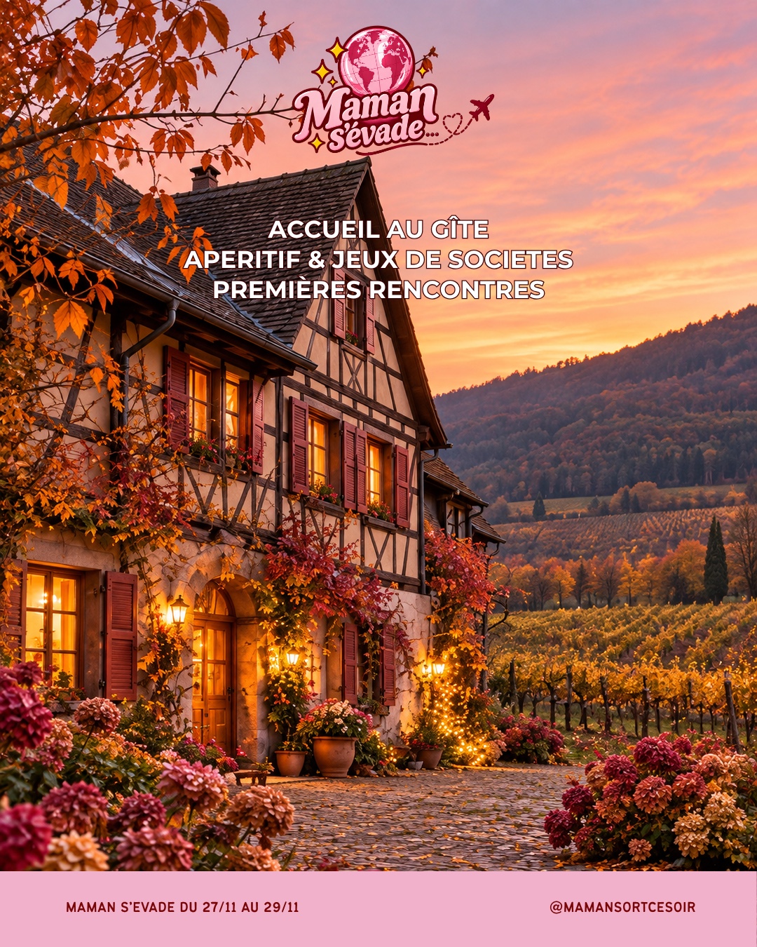 Accueil au gîte près de Colmar